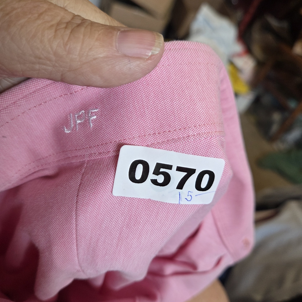 Men's Pink Casual Button Down Shirt